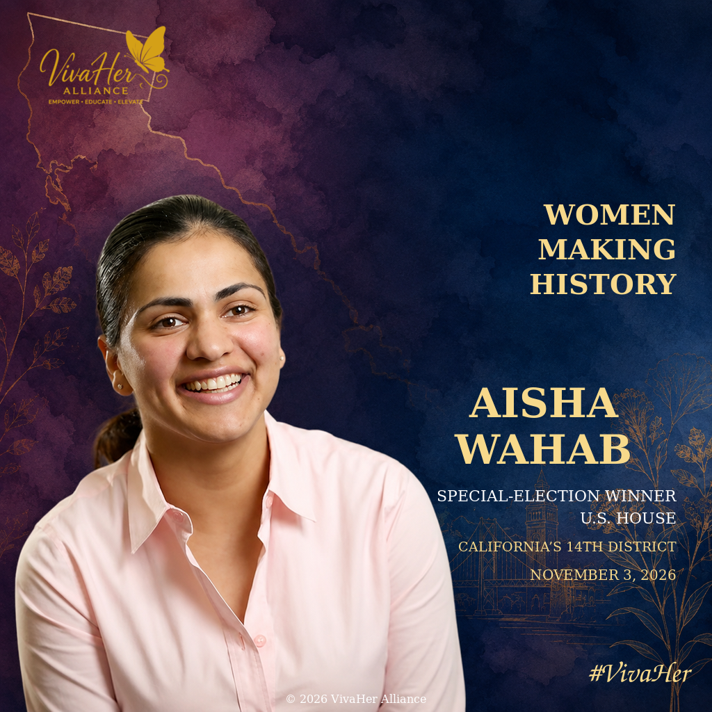 VivaHer Women Making History card for Aisha Wahab